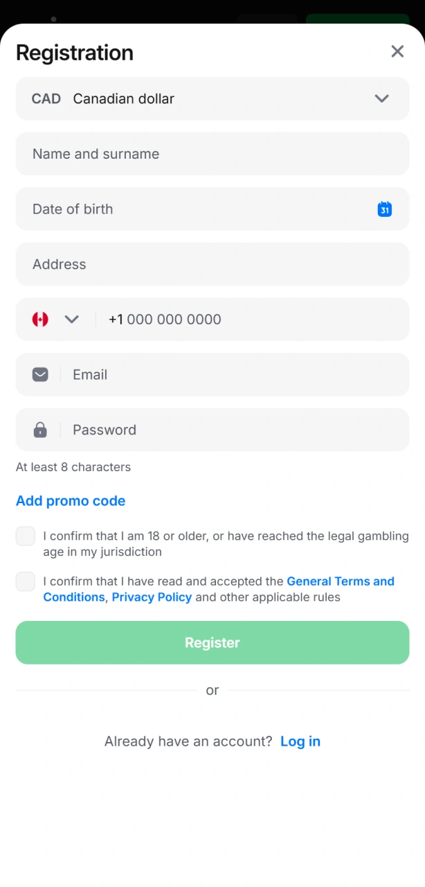Navigate the 1win App Registration process to create your official account.